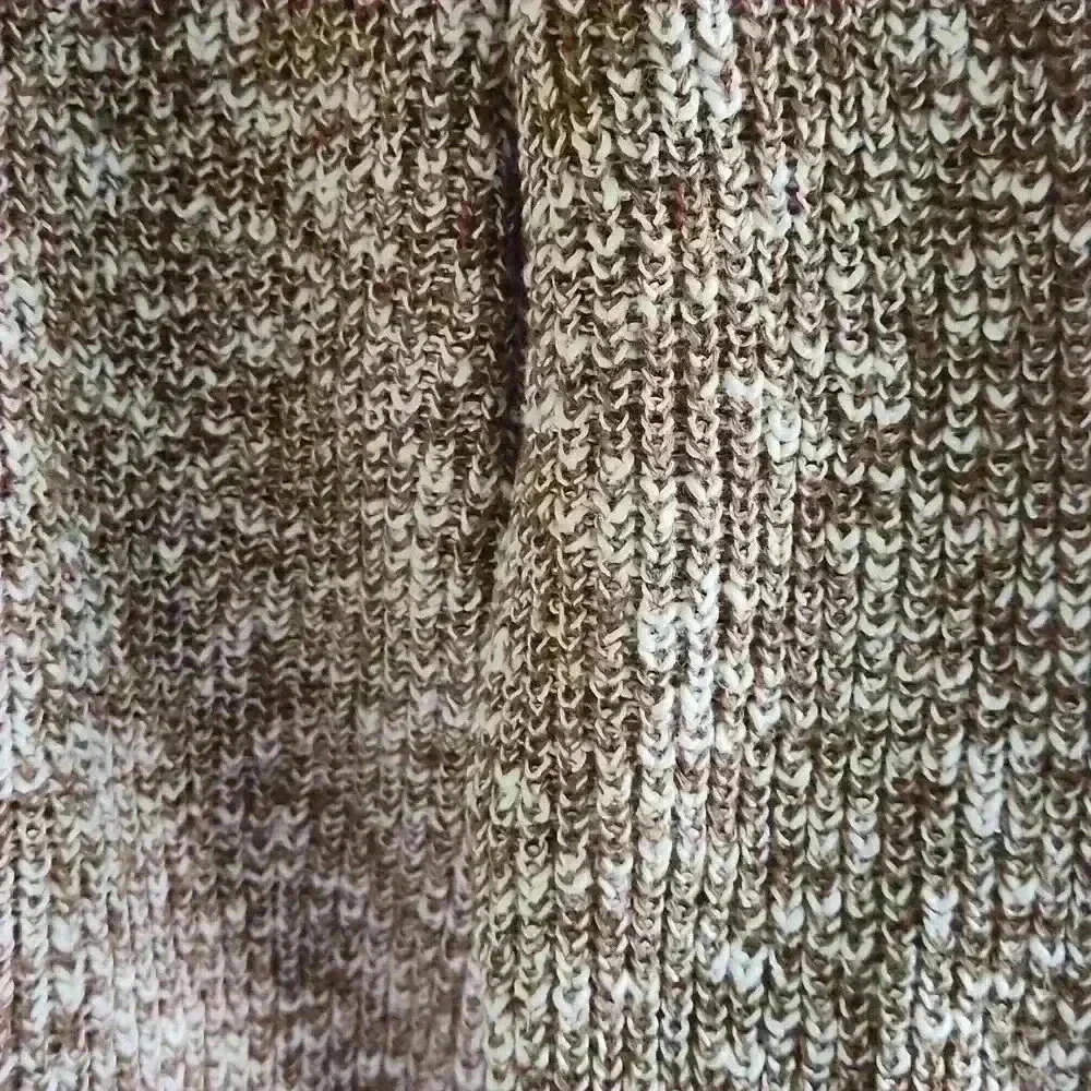 Christopher‎ & Banks Large brown and white cotton sweater